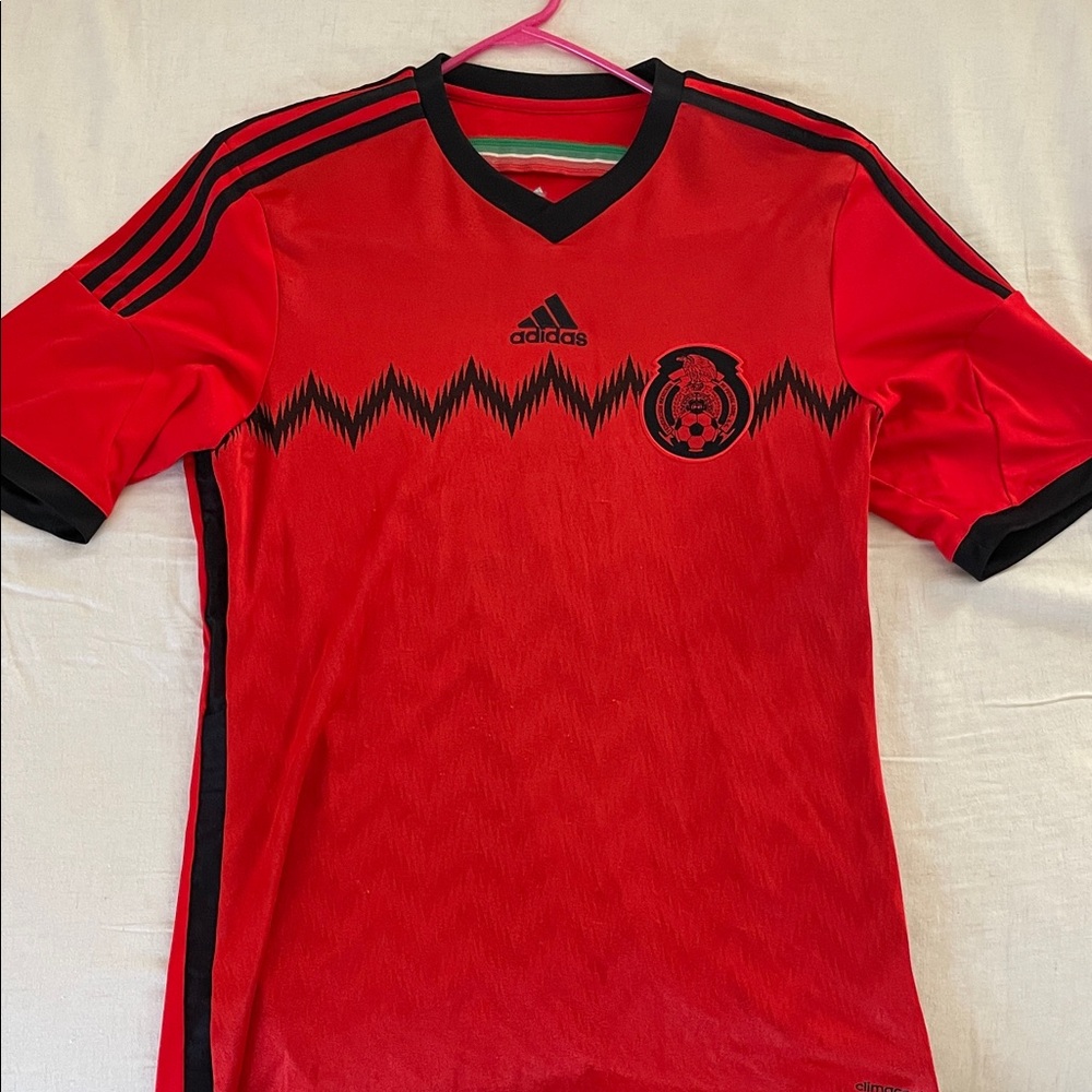 Adidas Red Mexico Soccer Jersey “Charlie Brown”